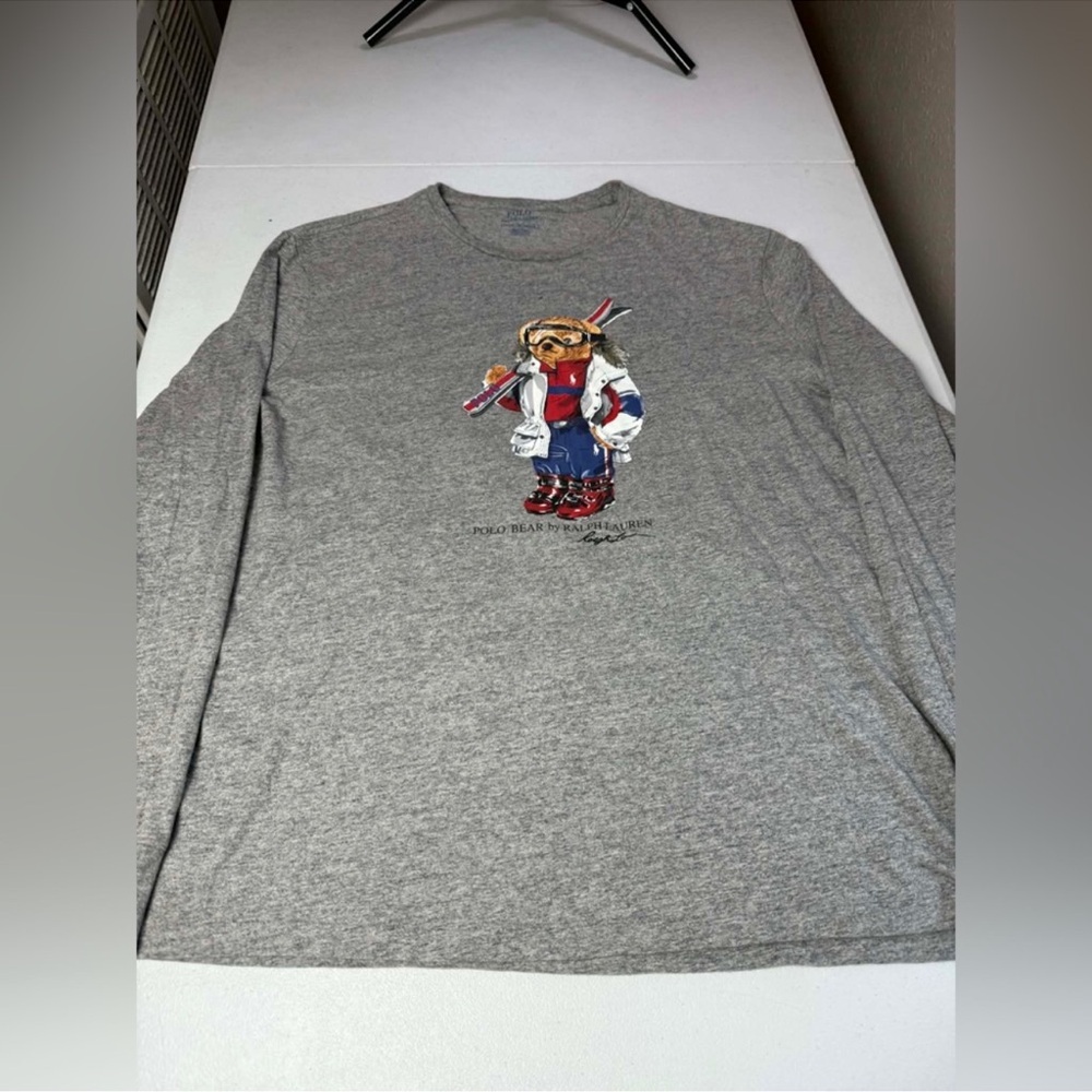 Used Polo by Ralph Lauren Ski Polo Bear
Long Sleeve T-Shirt Size XL - Picture 2 of 9